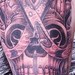 Tattoos - Wooden Skull - 39502