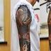 tattoo galleries/ - Color Koi Fish Sleeve Tattoo - 61603
