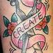 tattoo galleries/ - Scissors color tattoo - 61613