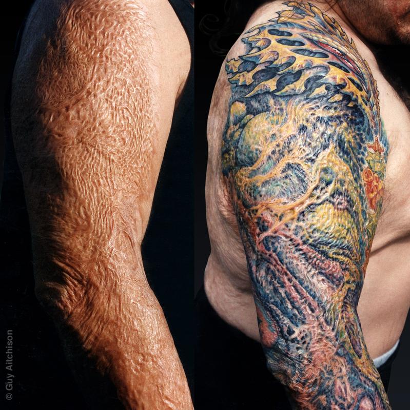Guy Aitchison : Tattoos : Coverup : Anthony, third degree ...