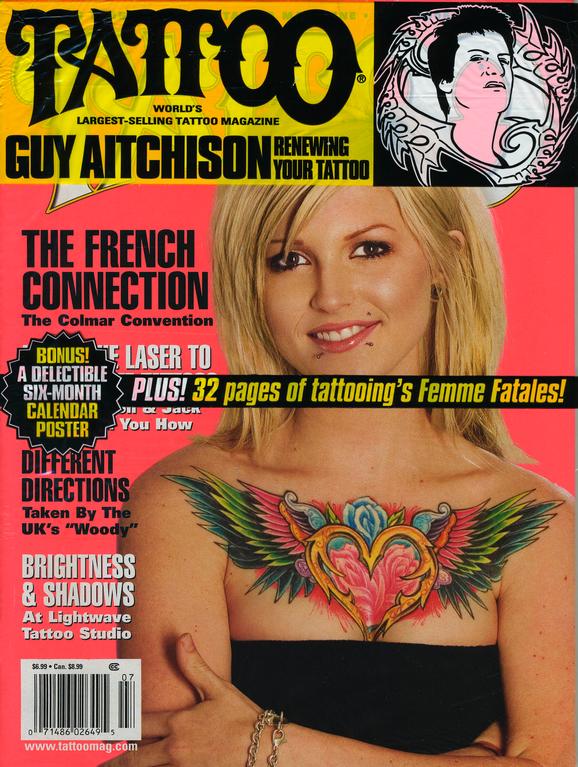  - Laser Article, Tattoo Mag, 2006, Cover