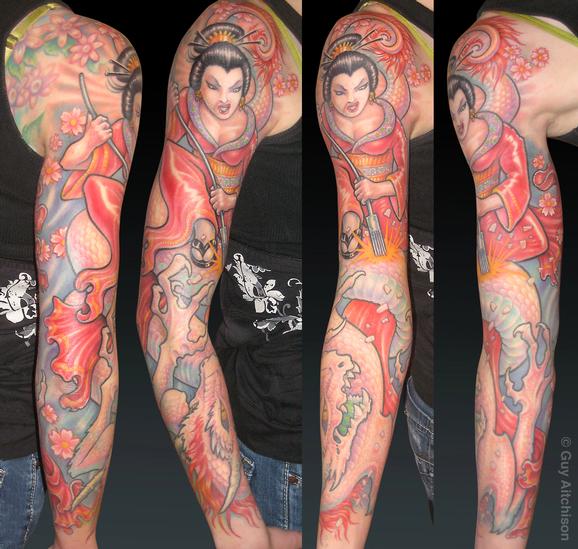 Guy Aitchison - Becky, tattoo geisha
