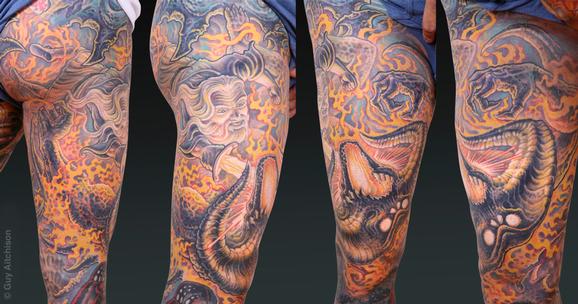 Tattoos - Scott, Gandalf battles the balrog - 72603