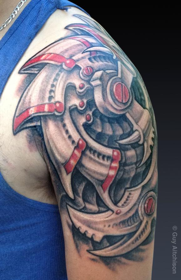 Tattoos - Black and gray and red - 72543
