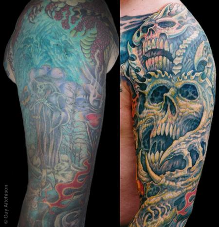 Tattoos - Robert, upper arm closeup - 71548