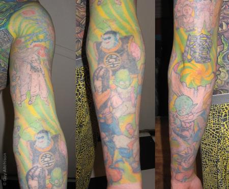 Tattoos - Scott, full sleeve after 4 laser sessions - 71551