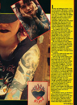 Tattoos - Tattoo Revue Magazine- Jackson Feature, 1990 - Page 2 - 71599