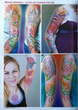 Tattoos - Wortman - Japan, Tattoo Burst Magazine, 2011, Page 4 - 72380