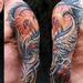 tattoo galleries/ - Kevin, burn scar coverup, after two sessions - 71539