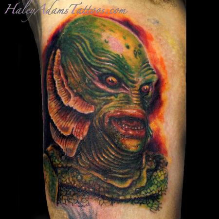 Haley Adams - Creature of the Black Lagoon tattoo