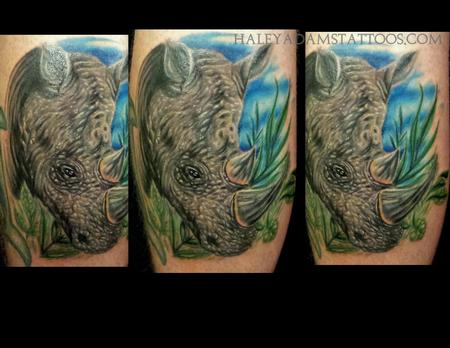 Tattoos - Rhinoceros Tattoo - 82842