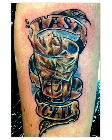 Tattoos - last call, whiskey on ice - 73545
