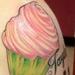 Tattoos - cupcake and flowers - 70940