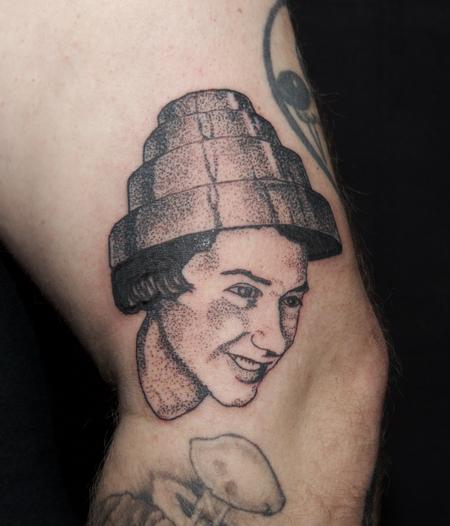 Tattoos - Devo Fan Stippled Portrait - 126768