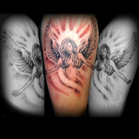 Tattoos - Angel Realism design - 100228