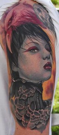 Looking for unique Ryan Hadley Tattoos?  Geisha