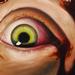 Tattoos - Carrie 20x20 oil on canvas - 65030