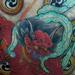 Color Tebori Japanese Tattoo Tattoo Thumbnail