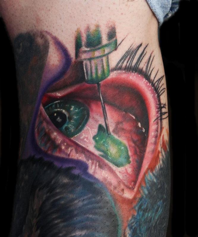 human canvas tattoo tattoos body part leg evil eyeball human canvas tattoo tattoos body part leg evil eyeball
