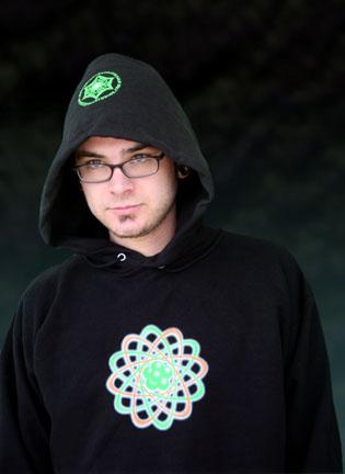 C112 Black Atom hooded sweatshirt Guy Aitchison