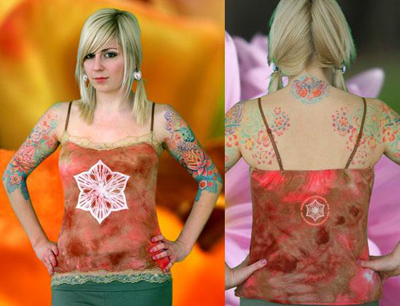 C111 Crystal polyester slip michele wortman