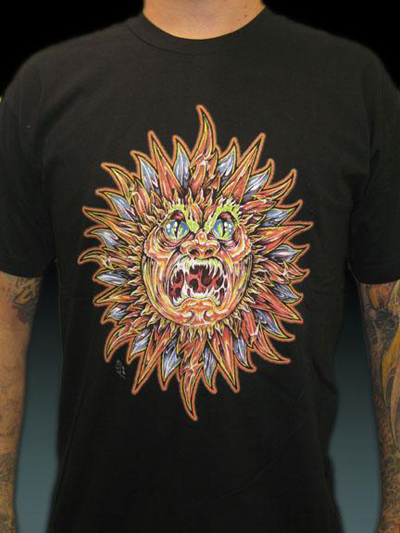 C131 Classic Angry Sun shirt Guy Aitchison