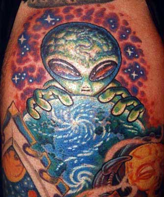 Tattoos - Alien and Earth - 14356