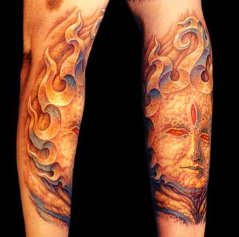 Tattoos - Stone Face - 14812