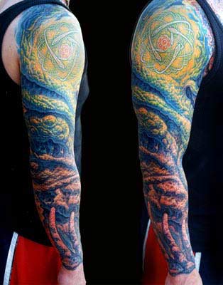 Tattoos - Atom sleeve - 15206