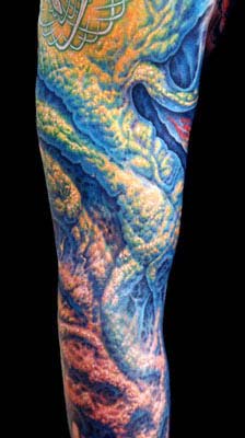 Tattoos - Atom sleeve detail - 15207
