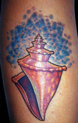 Tattoos - Seashell - 15216