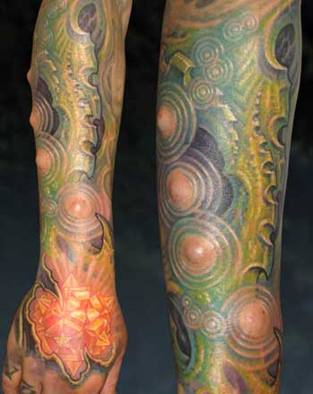 Tattoos - Bio-Organic Sleeve - 28497