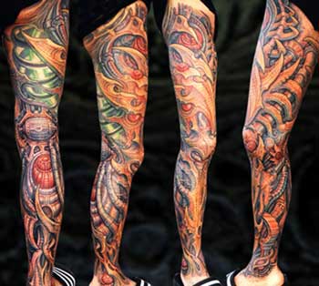 Tattoos - Bio Leg Sleeve Coverup - 13883