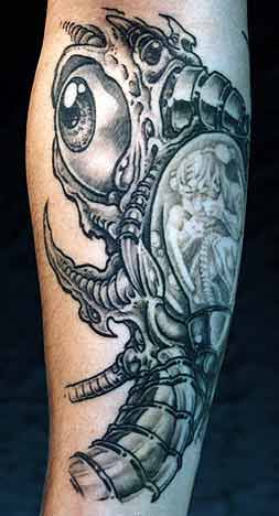 Tattoos - Bio Mech Fetus - 29094