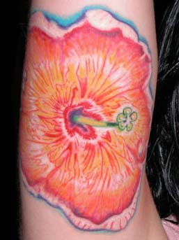 Michele Wortman - Big Flower on Arm