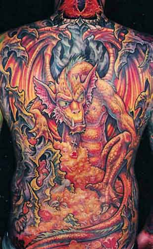 Tattoos - J.R. Tolken Dragon - 29414