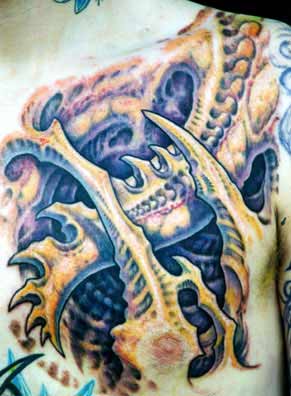 Tattoos - bio chest - 4554