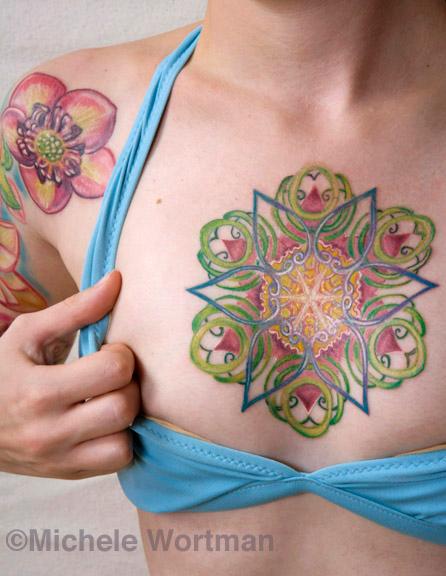 Michele Wortman - Kristen chest mandala