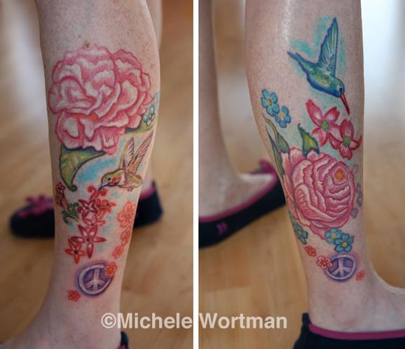 Michele Wortman - Debbie hummingbird peace leg bodyset