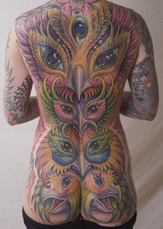 Guy Aitchison - Backpiece coverup tattoo