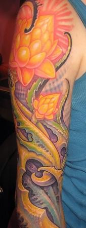 Tattoos - Flower Sleeve - 33855