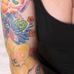 Tattoos - jenn heart color bodyset - 71364