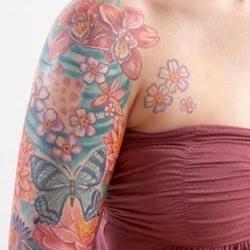 Tattoos - Jenn flower bodyset - 71346