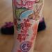 tattoo galleries/ - Debbie hummingbird peace leg bodyset - 71362