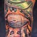 tattoo galleries/ - Bio Leg Sleeve Coverup, Detail - 13882