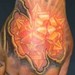 tattoo galleries/ - Crystal hand with ripples