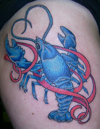 Tattoos - Shawn Hebrank - Blue Lobster Tattoo