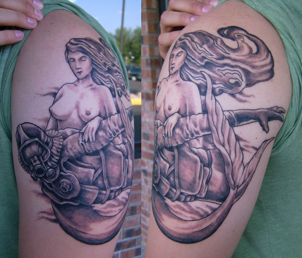 Shawn Hebrank - Diver and Mermaid