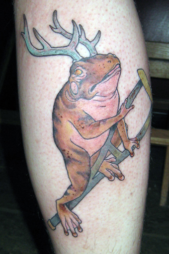 Shawn Hebrank - Frog with antlers
