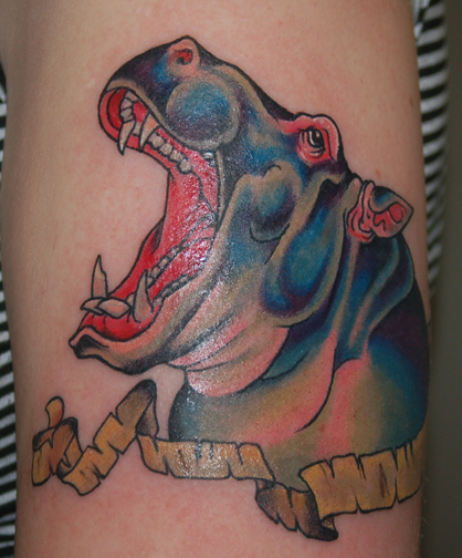 Tattoos - Shawn Hebrank - Hippo
